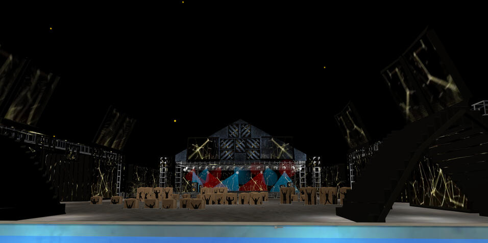 Robotic band Concert (VRChat Concert)