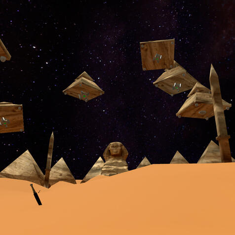 Space Egypt (VRChat Screenshot)