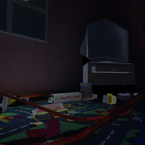 90s Bedroom (VRChat Screenshot)