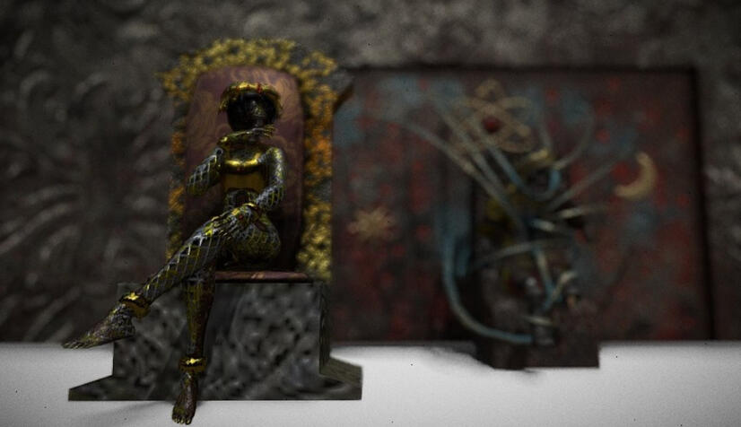 Robot Queen and King (Sketchfab Screenshot)
